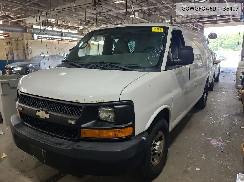 1GCWGFCA5D1135407 2013 Chevrolet Express 2500 Work Van