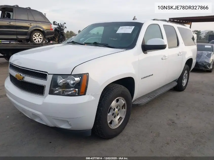 1GNSKJE78DR327866 2013 Chevrolet Suburban 1500 Lt