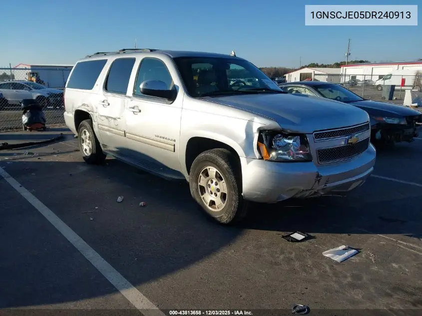 1GNSCJE05DR240913 2013 Chevrolet Suburban 1500 Lt