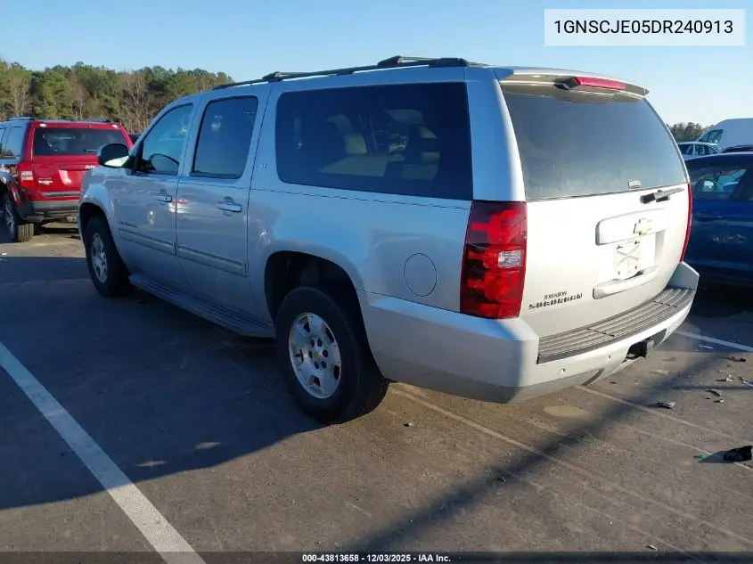 1GNSCJE05DR240913 2013 Chevrolet Suburban 1500 Lt