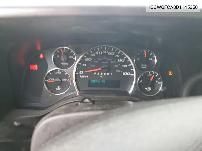 1GCWGFCA8D1145350 2013 Chevrolet Express 2500 Work Van