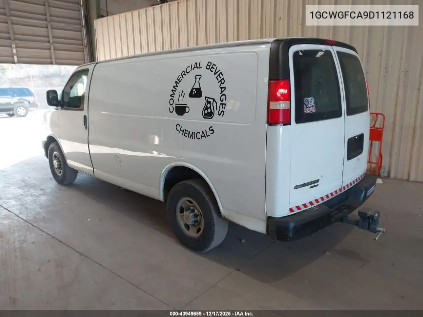 1GCWGFCA9D1121168 2013 Chevrolet Express 2500 Work Van