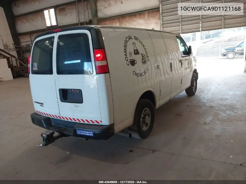 1GCWGFCA9D1121168 2013 Chevrolet Express 2500 Work Van