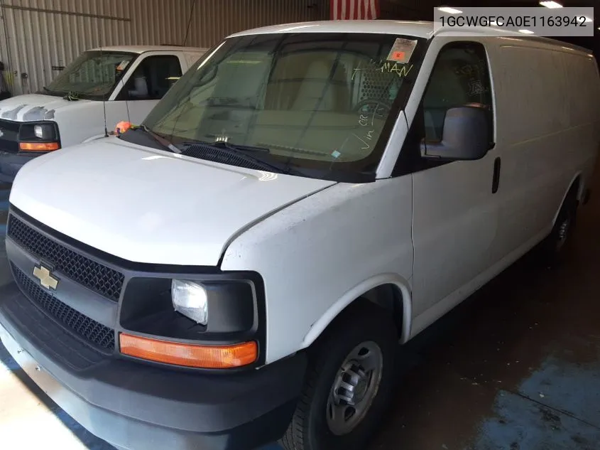 2014 Chevrolet Express 2500 Work Van VIN: 1GCWGFCA0E1163942 Lot: 39983310