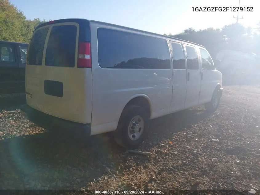 2015 Chevrolet Express 3500 Ls VIN: 1GAZGZFG2F1279152 Lot: 40357310