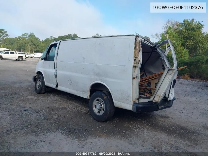 1GCWGFCF0F1102376 2015 Chevrolet Express 2500 Work Van