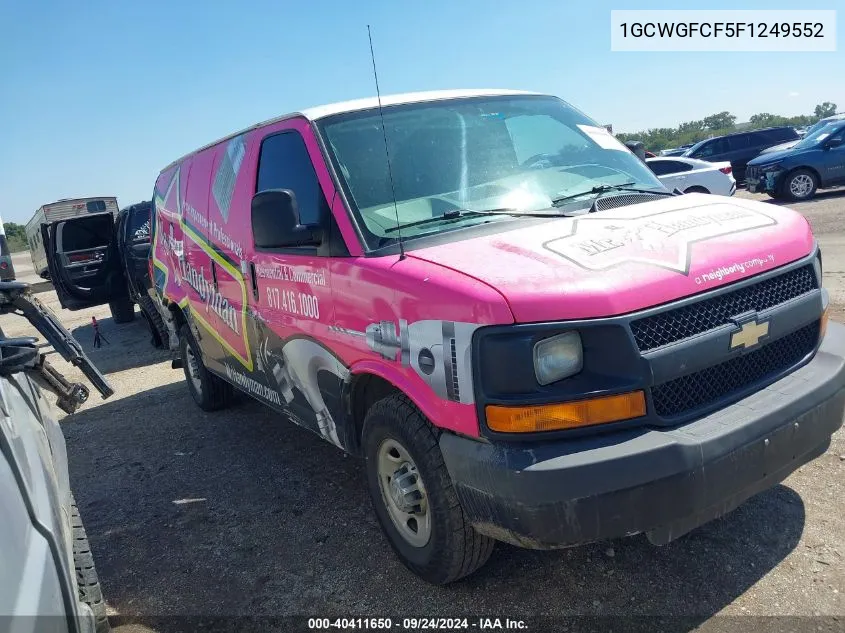 1GCWGFCF5F1249552 2015 Chevrolet Express 2500