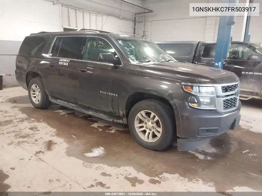 1GNSKHKC7FR503917 2015 Chevrolet Suburban 1500 Ls