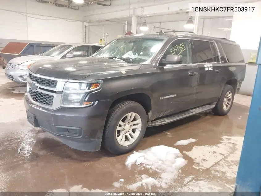 1GNSKHKC7FR503917 2015 Chevrolet Suburban 1500 Ls