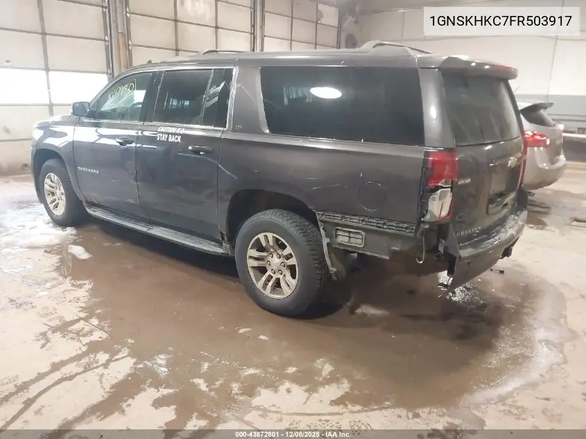 1GNSKHKC7FR503917 2015 Chevrolet Suburban 1500 Ls