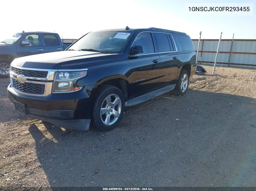 1GNSCJKC0FR293455 2015 Chevrolet Suburban 1500 Lt