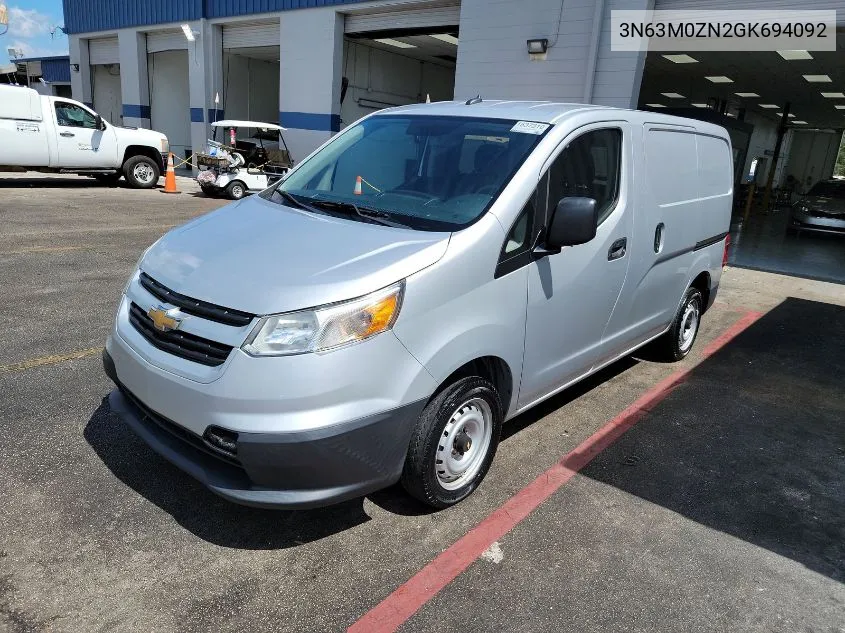 2016 Chevrolet City Express 1Lt VIN: 3N63M0ZN2GK694092 Lot: 40420672