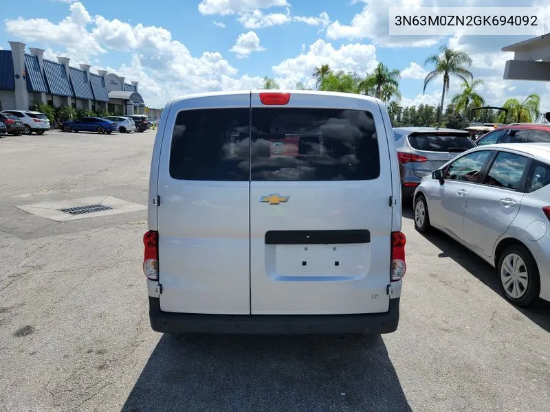 2016 Chevrolet City Express 1Lt VIN: 3N63M0ZN2GK694092 Lot: 40420672