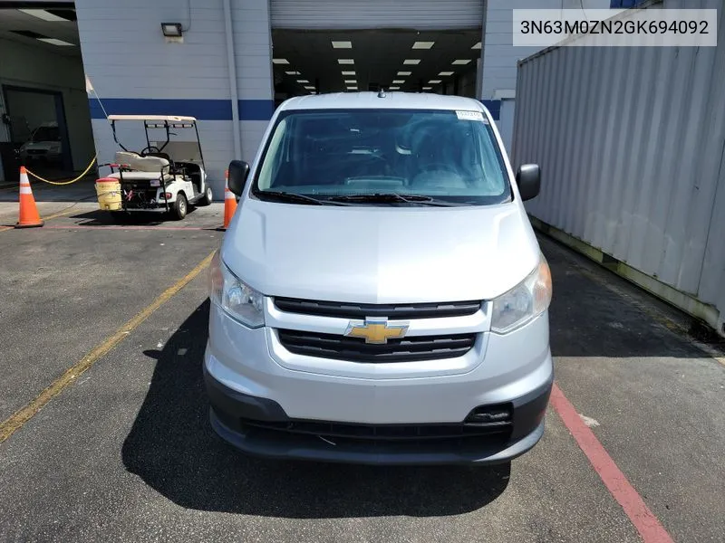 3N63M0ZN2GK694092 2016 Chevrolet City Express 1Lt