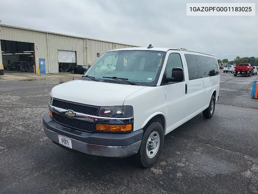 2016 Chevrolet Express 3500 Lt VIN: 1GAZGPFG0G1183025 Lot: 40460848