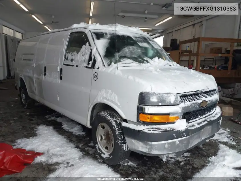 1GCWGBFFXG1310383 2016 Chevrolet Express 2500 Work Van