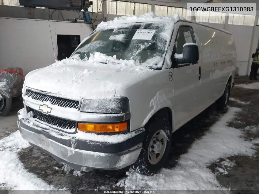 1GCWGBFFXG1310383 2016 Chevrolet Express 2500 Work Van