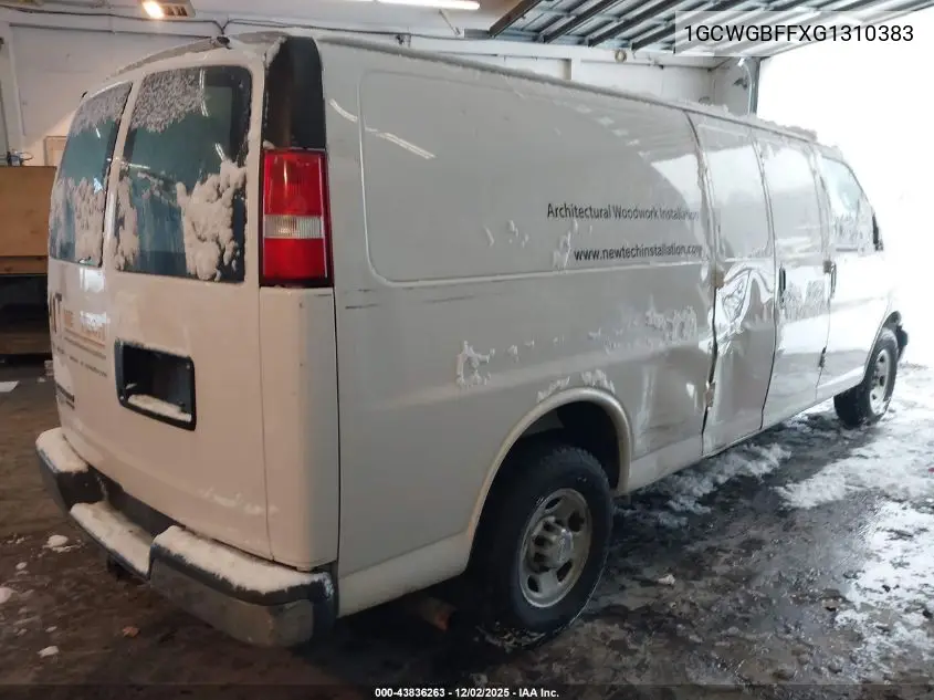 1GCWGBFFXG1310383 2016 Chevrolet Express 2500 Work Van