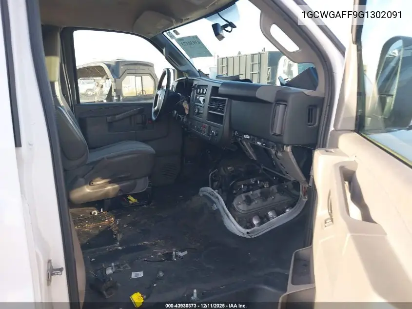 1GCWGAFF9G1302091 2016 Chevrolet Express 2500 Work Van