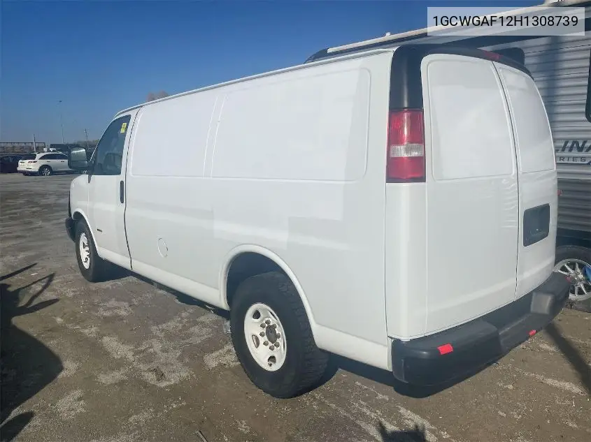 1GCWGAF12H1308739 2017 Chevrolet Express 2500 Work Van