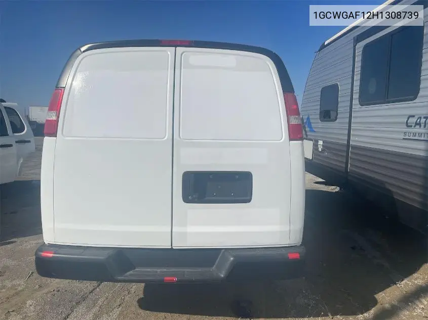 1GCWGAF12H1308739 2017 Chevrolet Express 2500 Work Van