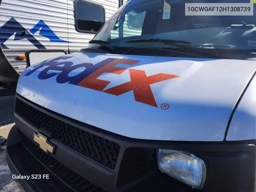 1GCWGAF12H1308739 2017 Chevrolet Express 2500 Work Van