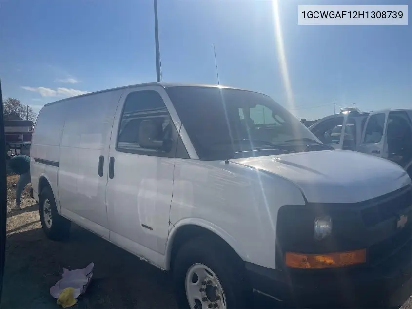 1GCWGAF12H1308739 2017 Chevrolet Express 2500 Work Van