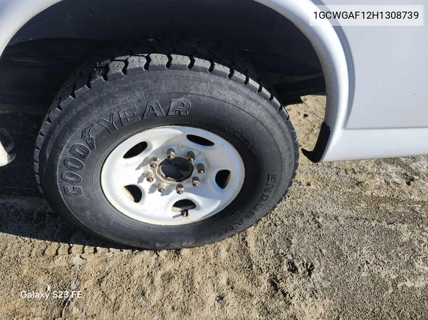 1GCWGAF12H1308739 2017 Chevrolet Express 2500 Work Van