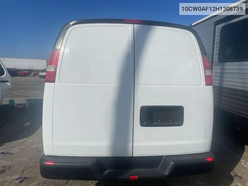 1GCWGAF12H1308739 2017 Chevrolet Express 2500 Work Van