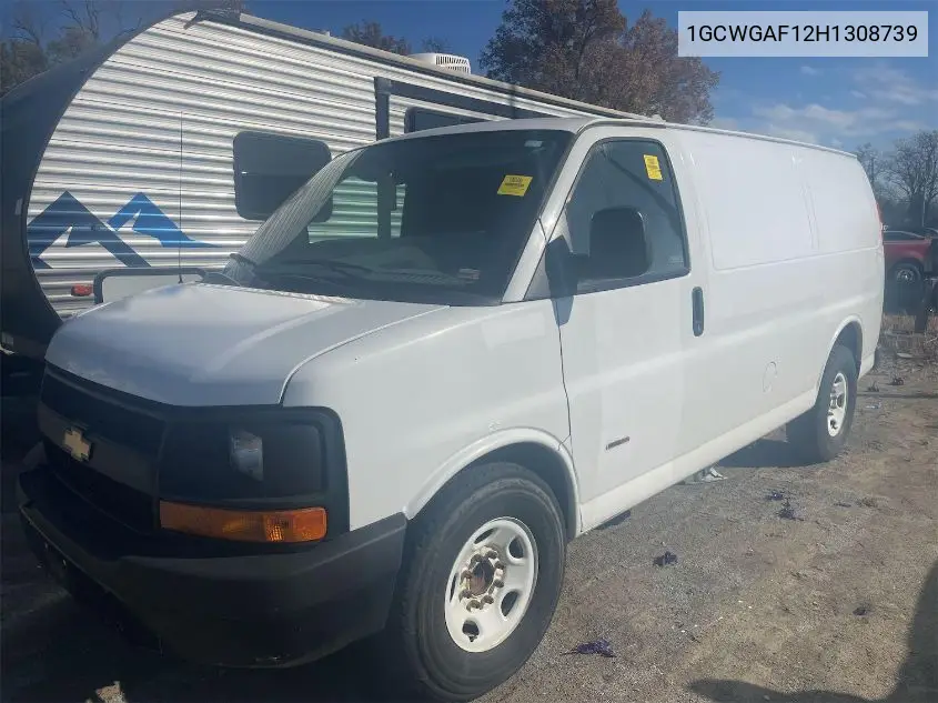 1GCWGAF12H1308739 2017 Chevrolet Express 2500 Work Van