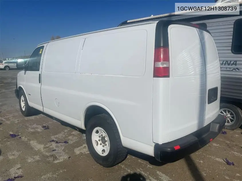 1GCWGAF12H1308739 2017 Chevrolet Express 2500 Work Van