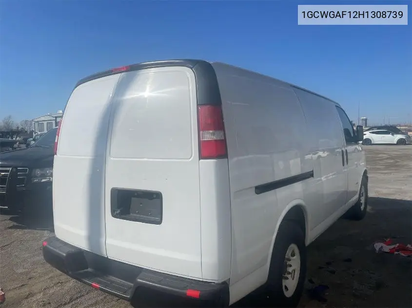 1GCWGAF12H1308739 2017 Chevrolet Express 2500 Work Van