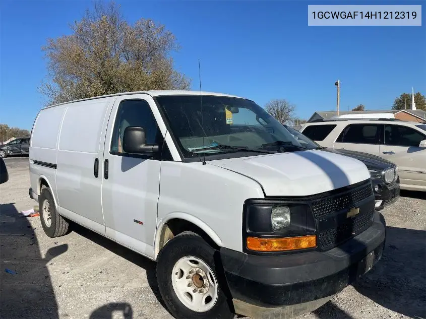 1GCWGAF14H1212319 2017 Chevrolet Express 2500 Work Van