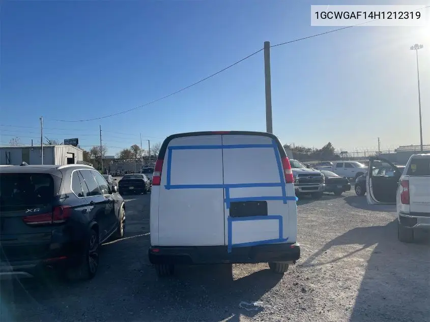 1GCWGAF14H1212319 2017 Chevrolet Express 2500 Work Van