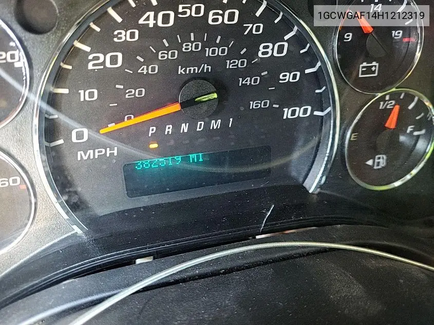1GCWGAF14H1212319 2017 Chevrolet Express 2500 Work Van