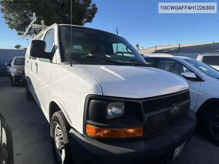 1GCWGAFF4H1226300 2017 Chevrolet Express 2500 Work Van