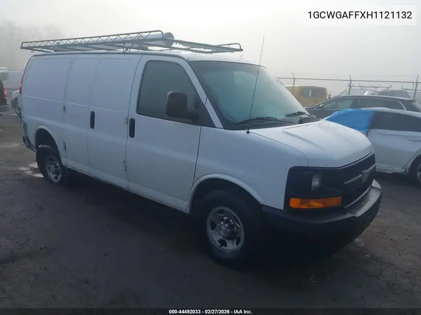 1GCWGAFFXH1121132 2017 Chevrolet Express 2500 Work Van