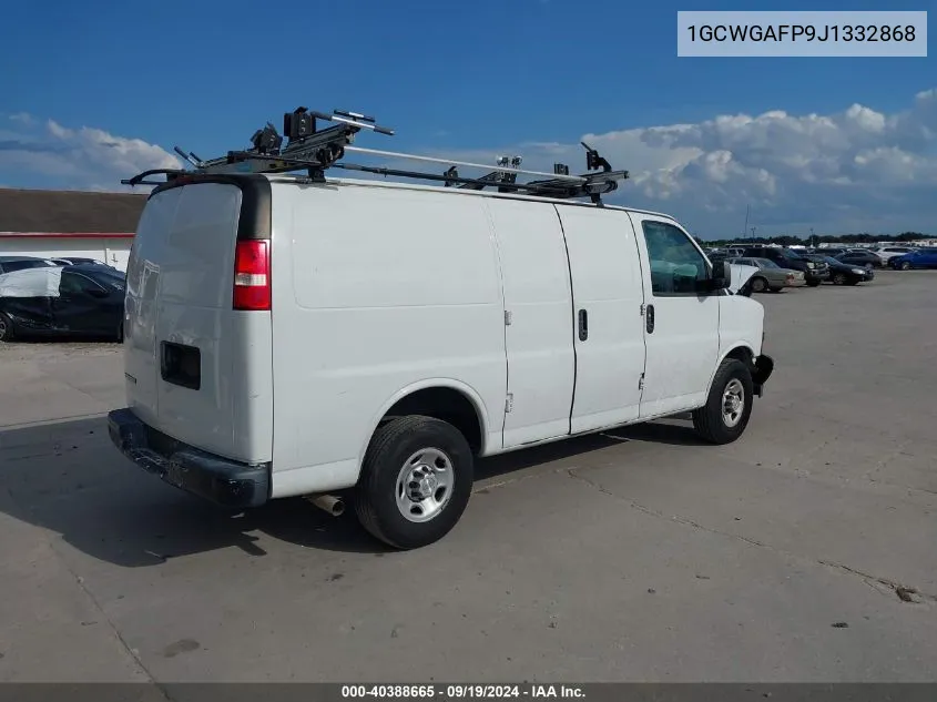 1GCWGAFP9J1332868 2018 Chevrolet Express 2500 Work Van