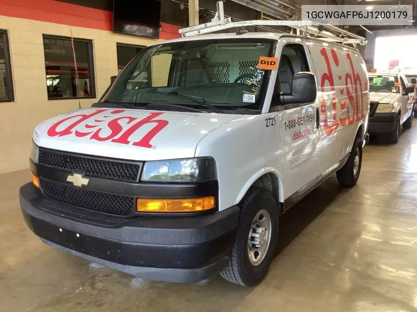 1GCWGAFP6J1200179 2018 Chevrolet Express 2500 Work Van