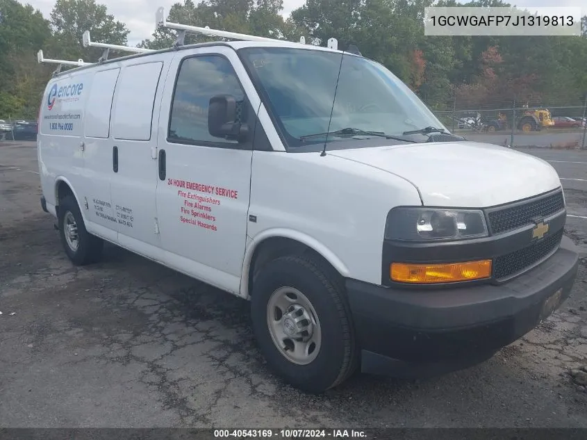 1GCWGAFP7J1319813 2018 Chevrolet Express 2500 Work Van