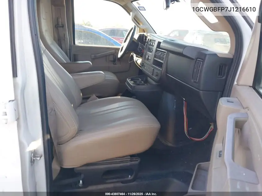 1GCWGBFP7J1216610 2018 Chevrolet Express 2500 Work Van