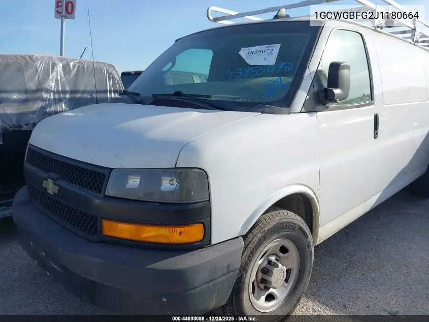 1GCWGBFG2J1180664 2018 Chevrolet Express 2500 Work Van