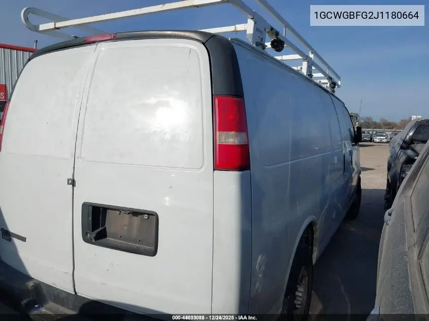 1GCWGBFG2J1180664 2018 Chevrolet Express 2500 Work Van