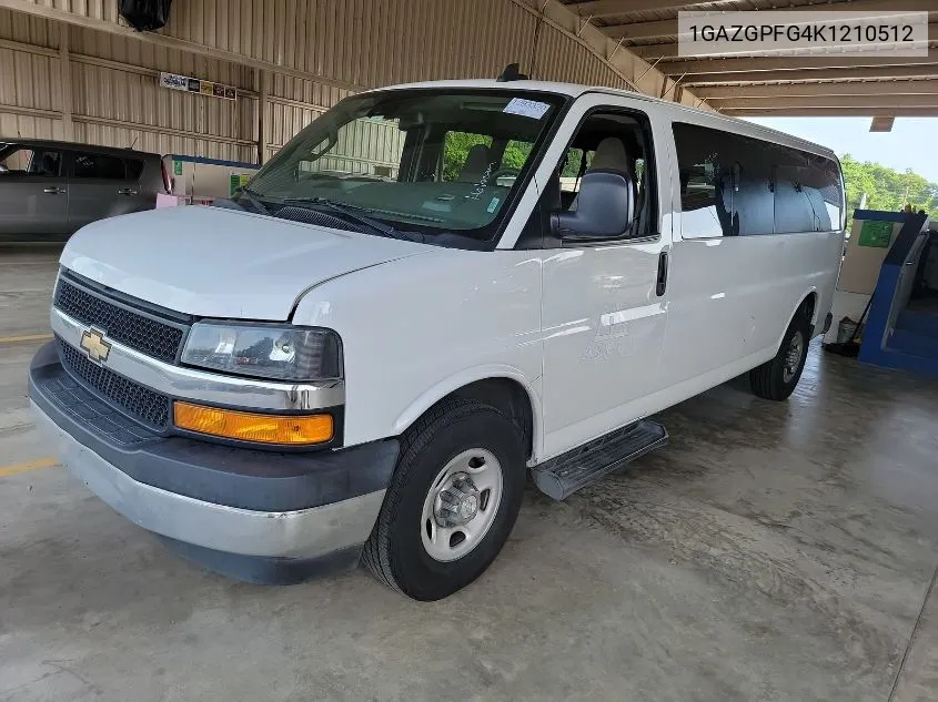 2019 Chevrolet Express 3500 Lt VIN: 1GAZGPFG4K1210512 Lot: 40460686