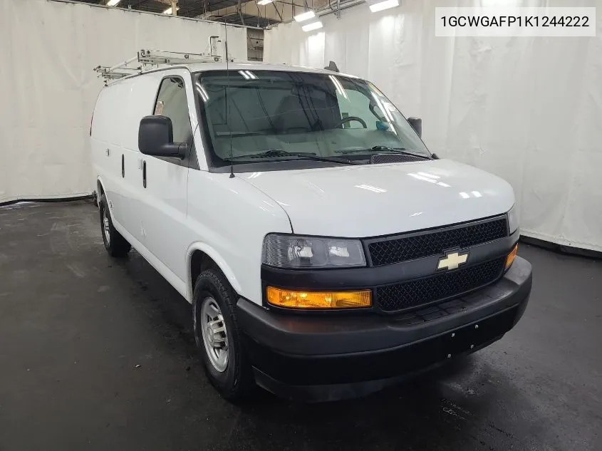 2019 Chevrolet Express 2500 Work Van VIN: 1GCWGAFP1K1244222 Lot: 40460862