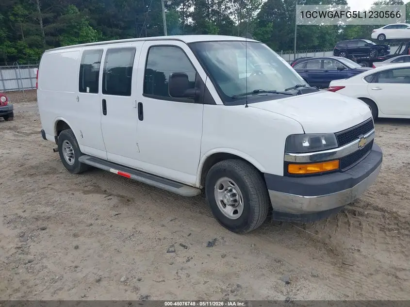 1GCWGAFG5L1230566 2020 Chevrolet Express Cargo Rwd 2500 Regular Wheelbase Wt
