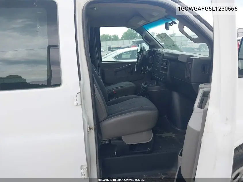 1GCWGAFG5L1230566 2020 Chevrolet Express Cargo Rwd 2500 Regular Wheelbase Wt