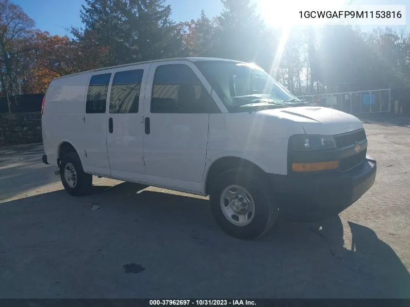 1GCWGAFP9M1153816 2021 Chevrolet Express Cargo Rwd 2500 Regular