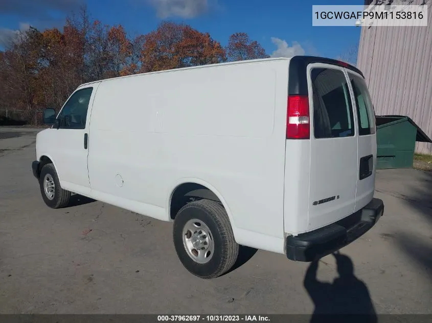 1GCWGAFP9M1153816 2021 Chevrolet Express Cargo Rwd 2500 Regular