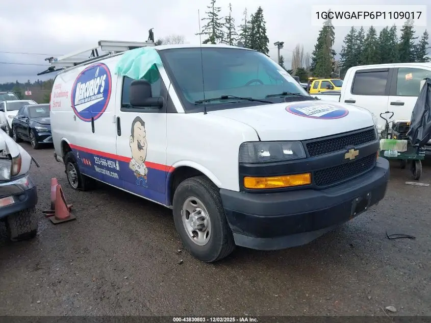 1GCWGAFP6P1109017 2023 Chevrolet Express Cargo Rwd 2500 Regular Wheelbase Wt